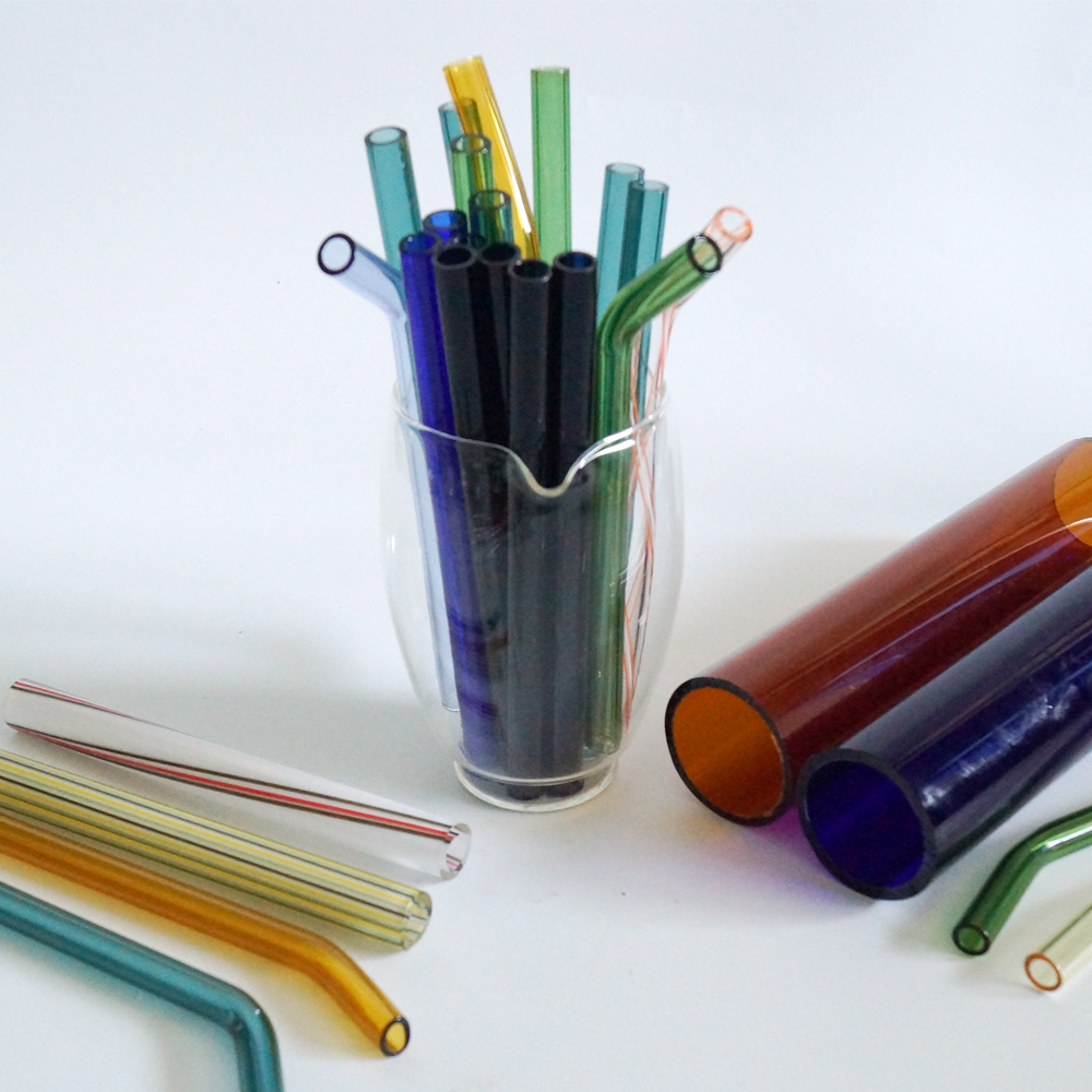 彩色玻璃飲料管 彩色玻璃飲料管